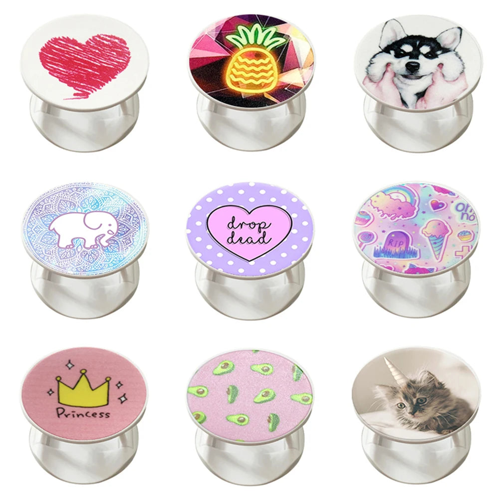 Phone Holder Support Smartphone Popping Phone Holder Finger Popular Practical Grip Stand for iPhone13 12 11 Xiaomi Tablets