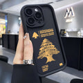 Lebanon Passport Phone Case for iPhone 17 16e 16 15 14 13 12 11 Air Pro Max Mini XR XS X 7 8 Plus Soft TPU Back Cover
