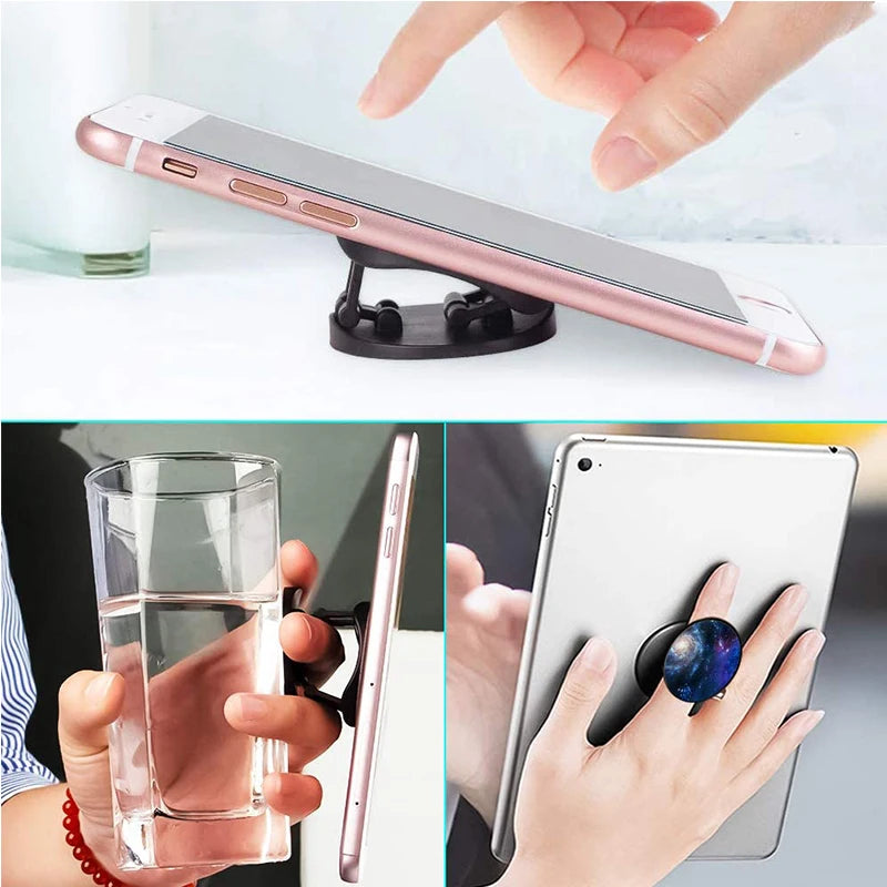 Phone Holder Support Smartphone Popping Phone Holder Finger Popular Practical Grip Stand for iPhone13 12 11 Xiaomi Tablets